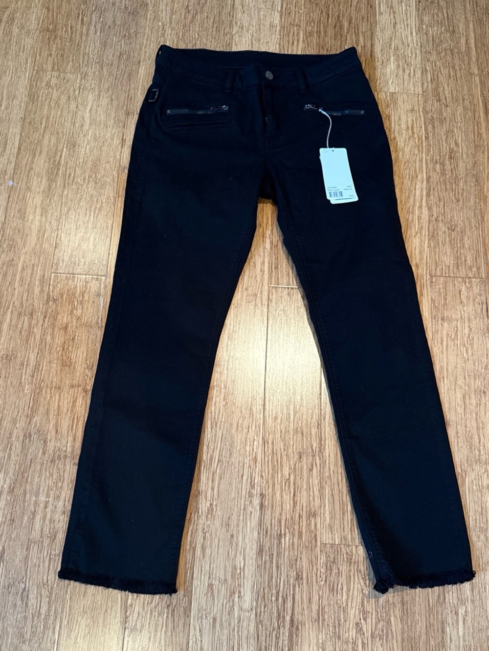 ZADIG&Voltaire NWT Ava Perm  size 29 straight leg jeans with front zipper $238